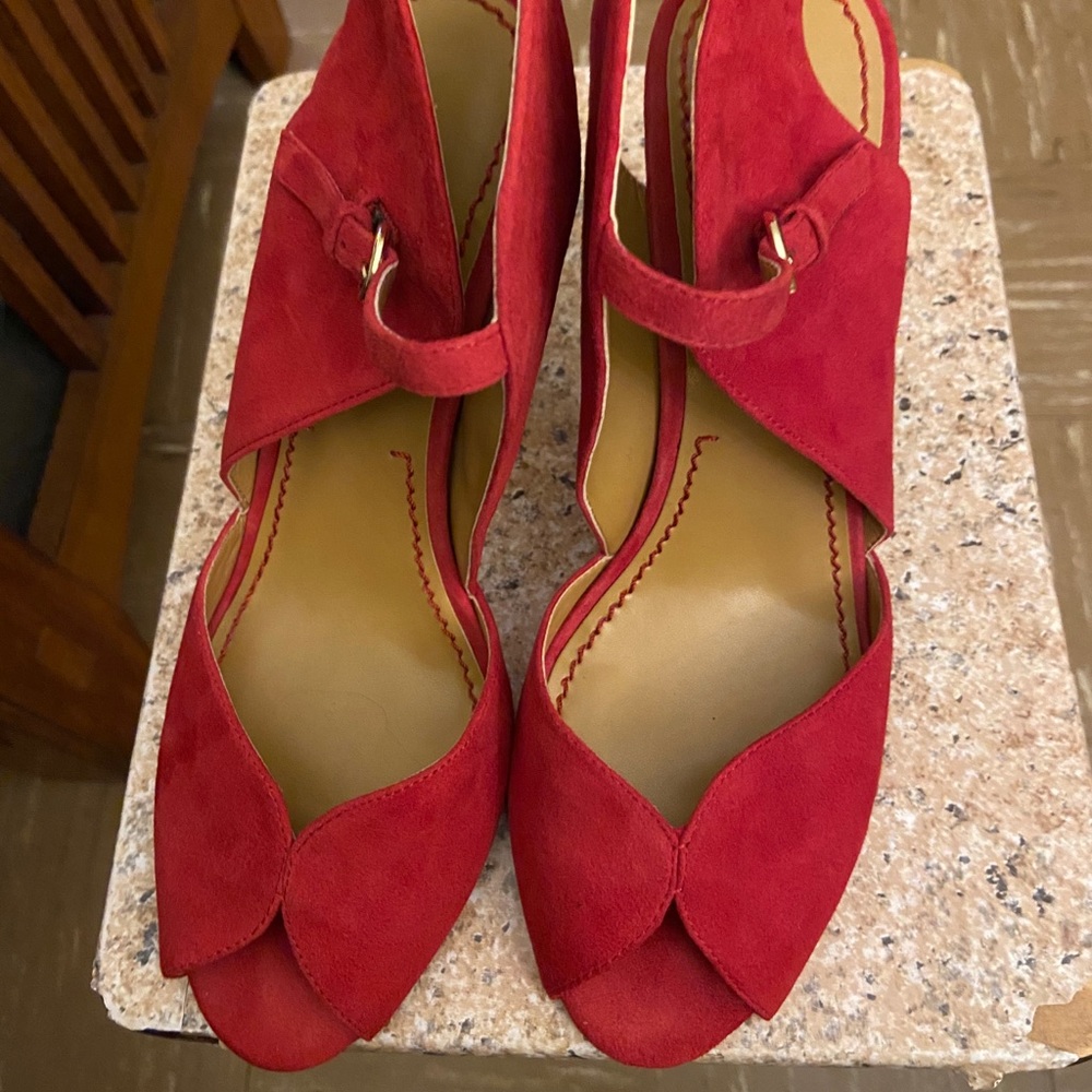 COPY - NINE WEST, Savvy open toe heels, size 9 1/2
